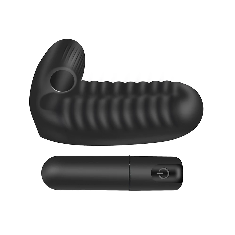 Finger Sleeve Vibrator G Spot Orgasm Massage Clit Stimulate Female Masturbator Vibrator Lesbian Sex Toys For Women Adult Product H194e7d762cb8450ca9d4d9238ee201eeb