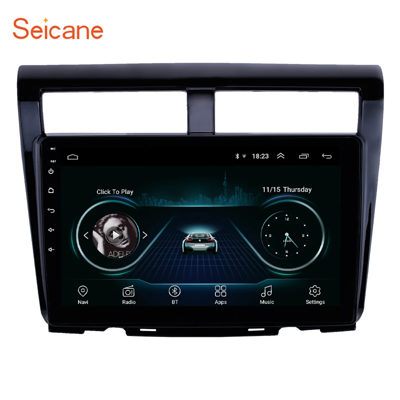 

Seicane 10.1 inch Android 8.1 Car GPS Navigation Radio Unit Player for 2012 Proton Myvi support Carplay SWC TPMS Mirror Link