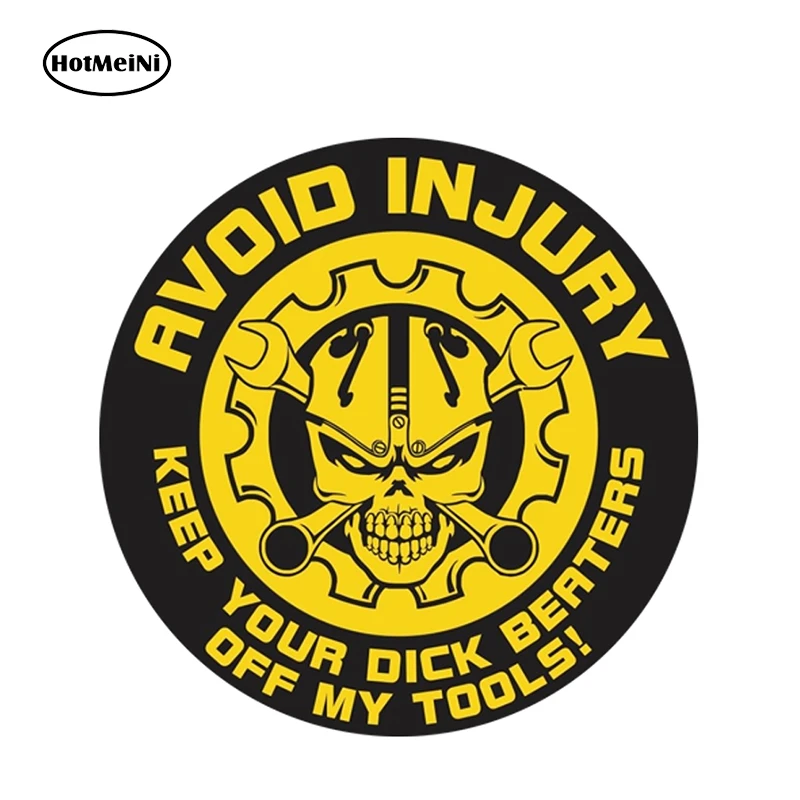 HotMeiNi 12 см x Держите Dck Beaters Off My Toolbox наклейки дизель механик гараж жесткая шляпа