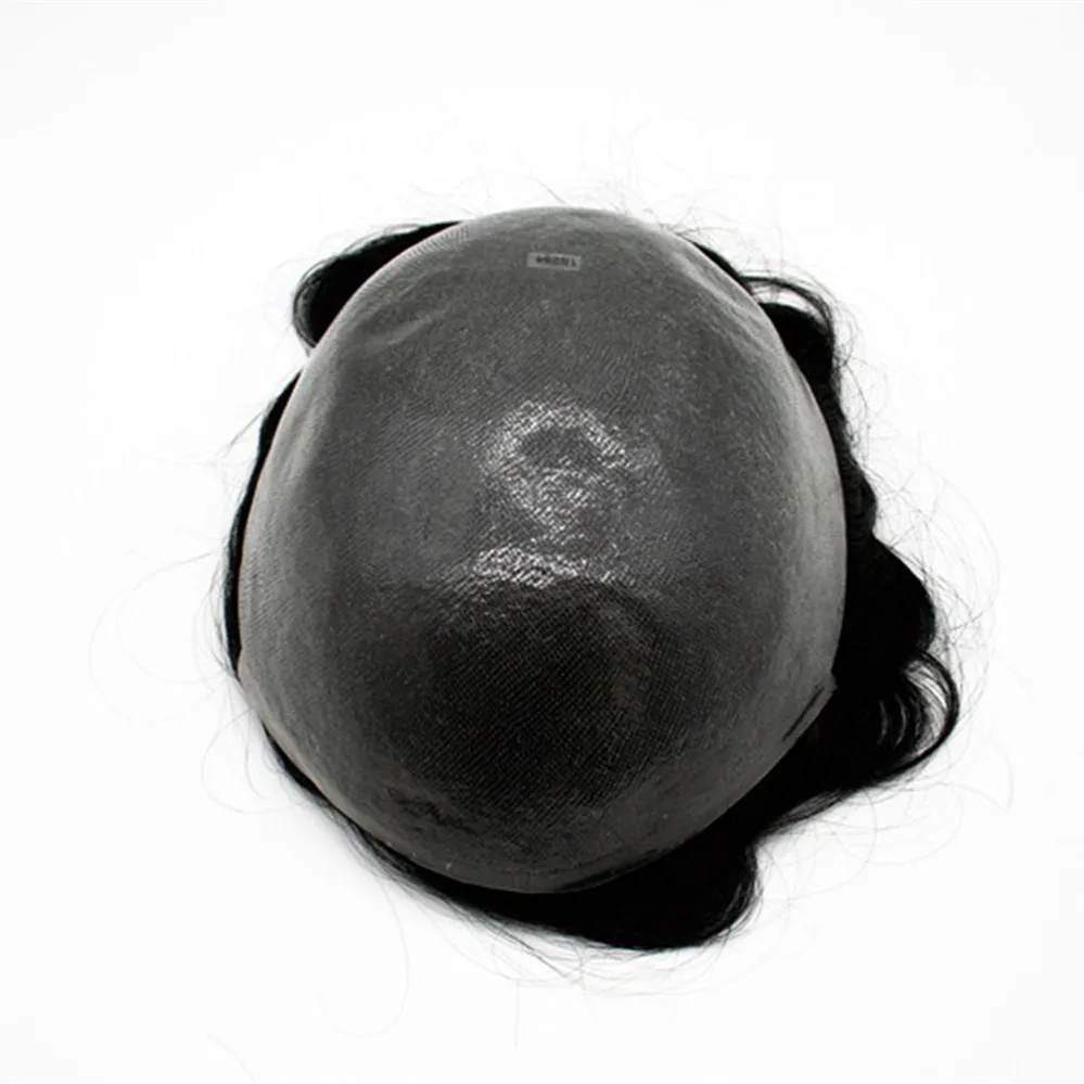 Special offer link Human Hair Thin Skin Men Toupee Prosthesis V LOOP | Шиньоны и парики