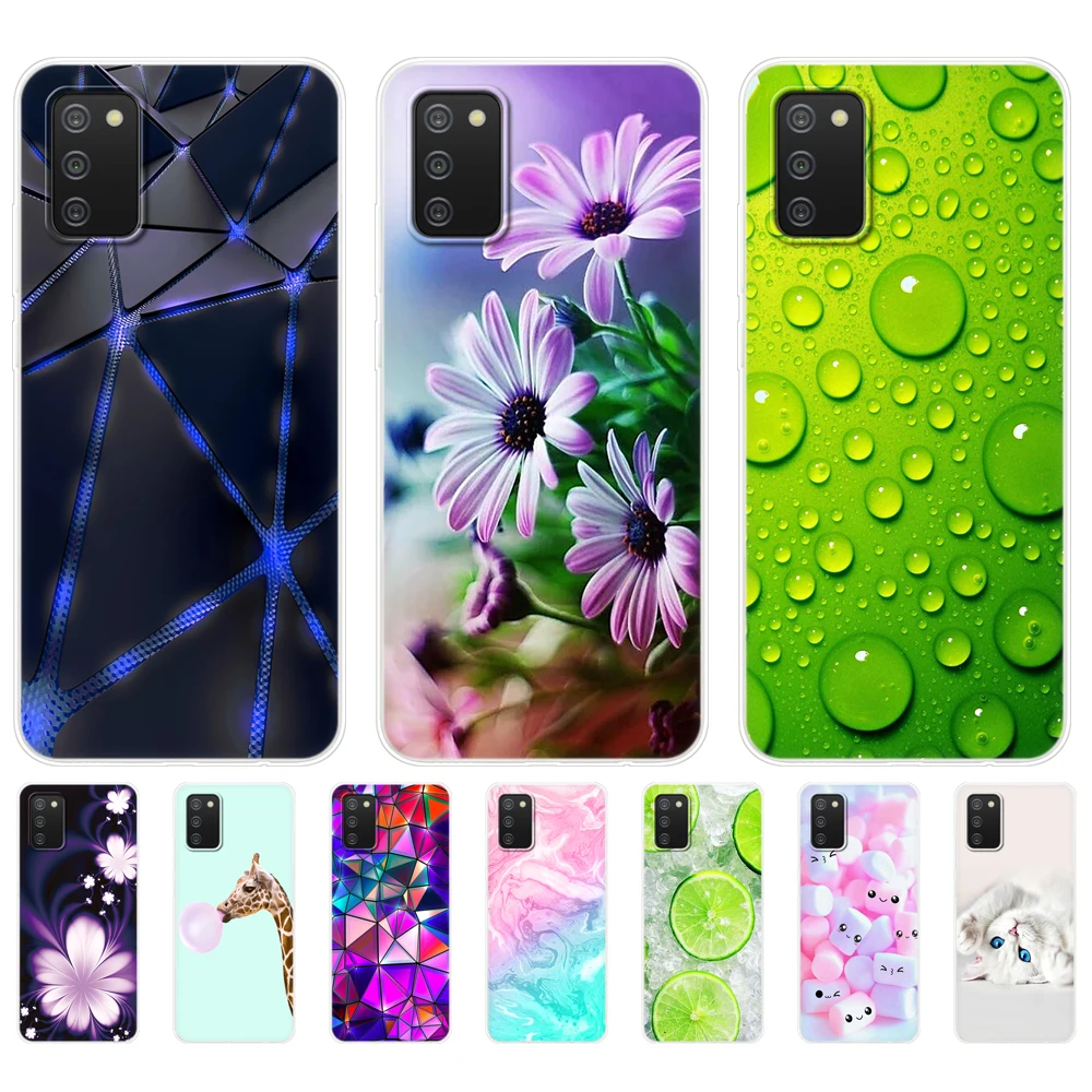 Funda de silicona suave para Samsung Galaxy A02s, funda trasera de Tpu para Samsung Galaxy A02s galaya02s A 02s SM-A025F a025 de dibujos animados de 6,5 pulgadas