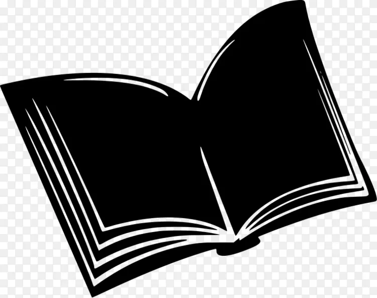 电脑图标书籍印刷剪贴画黑白背景黑色png图片素材免费下载 图片编号 Png素材网