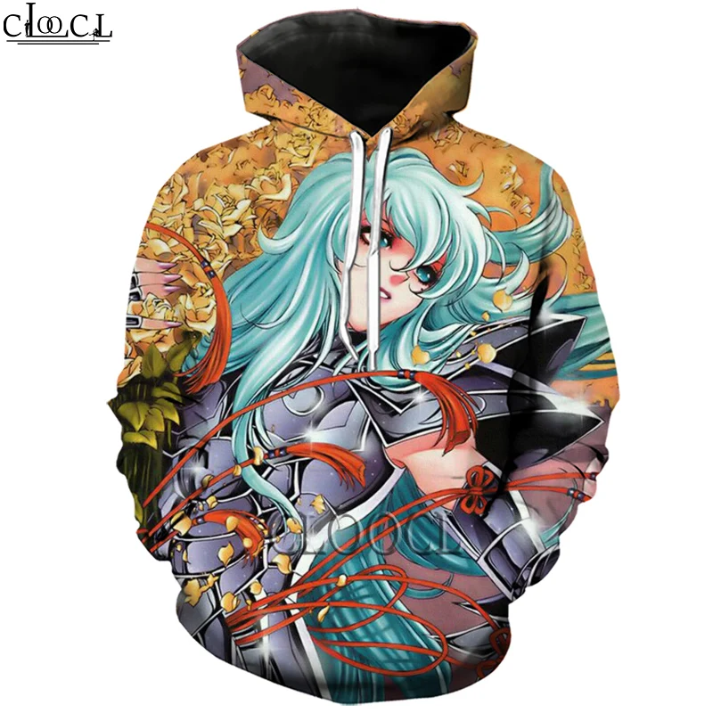 

HX Newest Anime The Knights of the Zodiac Saint Seiya 3D Print Men Women Popular Harajuku Hoodies Streetwear Casual Hip Hop Tops