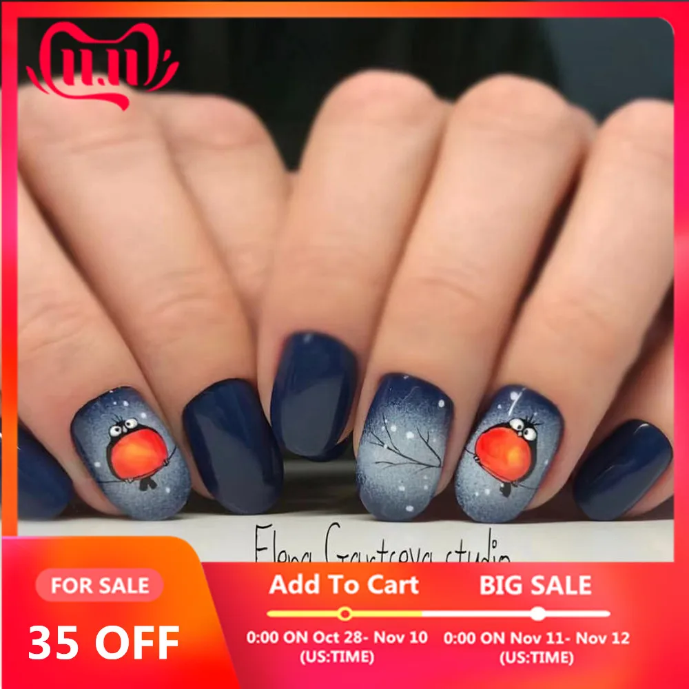 

Nail Stickers on Nails Cartoon Pattern Stickers for Nails Fly Bird Nail Art Water Transfer Stickers Decals Manicure Decoration