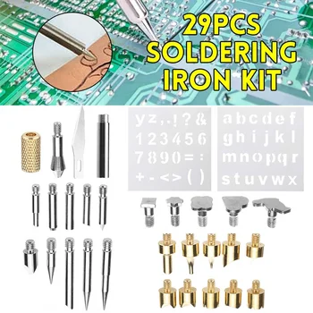 

29Pcs Soldering Iron Kit With Conversion Head Solder Iron Welding Tips BGA Soldering Station Tools