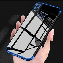 Honor 8X 8A 8c Electroplated Phone Case For Huawei Honor 8A 8x y6 2019 Case Silicone Shockproof Back Case Honor 8X 8S 8A