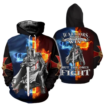 

Liumaohua All Over Print Knights Templar 3d hoodies/shirt/Sweatshirt Winter autumn funny Harajuku Long sleeve streetwear