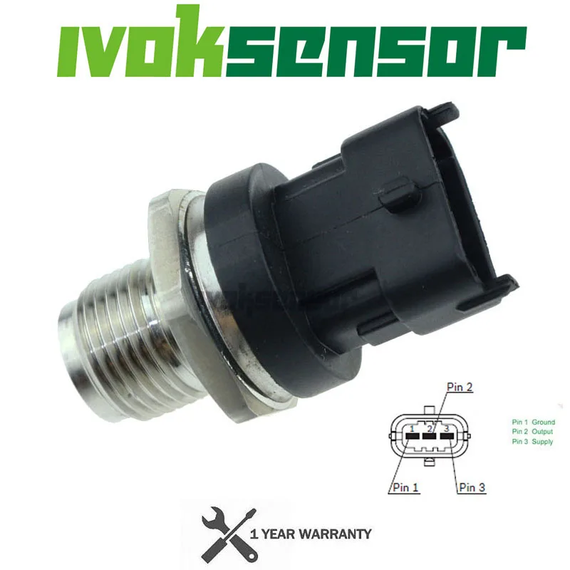 Датчик давления топлива дизельного 0281002908 55190763 31400 4A010 для Hyundai H 1 2 5 CRDi KIA SORENTO I Alfa