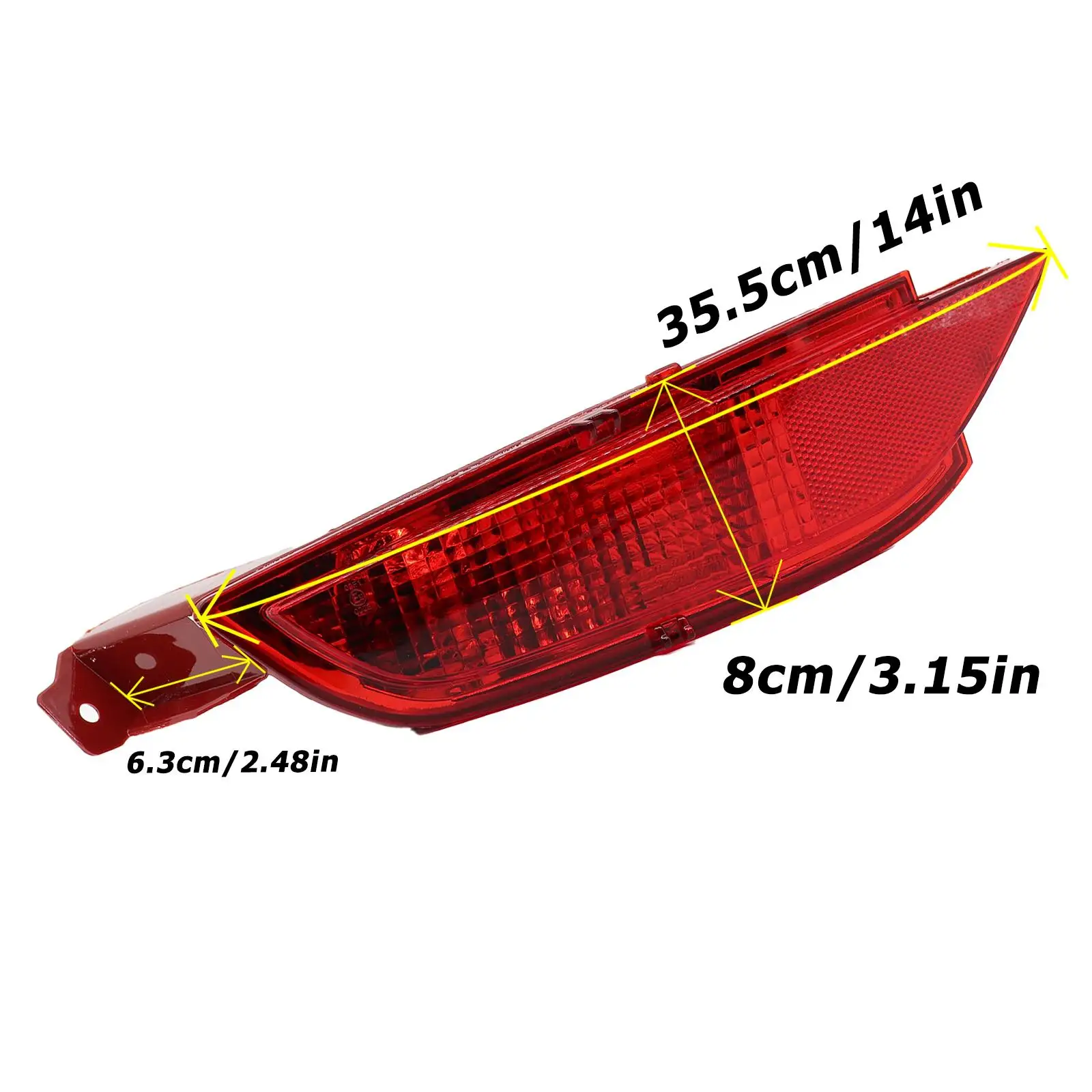 Rear Bumper Reflector Fog Lamp Tail Brake Light Right For Ford Fiesta Mk7 2008 2009 2010 2011 2012 2013 2014 CMAX 2010-2015