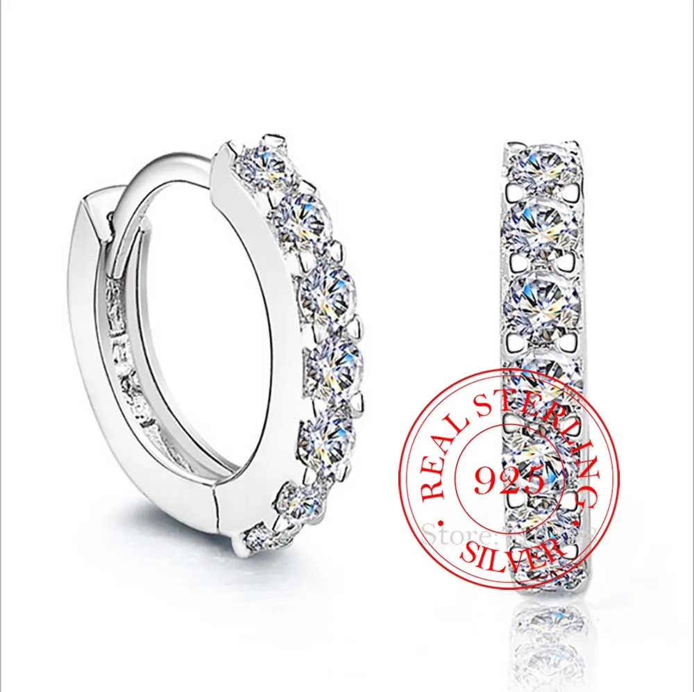 Серьги-гвоздики из стерлингового