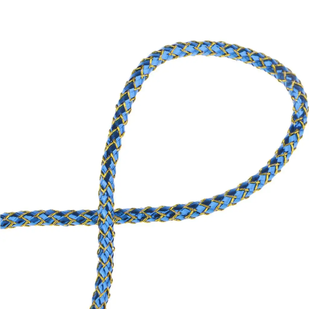 2 Pcs PET Plastic Elastic Mylar Cord Braid Flash Tubing Fly Tying Material High Quality