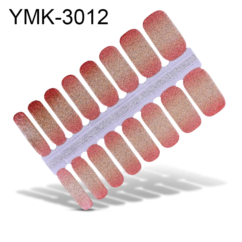 YMK-3012 1 шт DIY наклейки для дизайна ногтей Слайдеры для переноса воды маникюрные наклейки для ногтей пленка для ногтей водяные наклейки украшения для дизайна ногтей - Цвет: YMK-3012