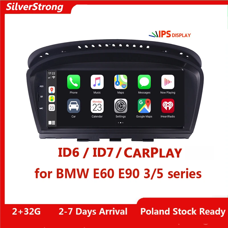 8 &quotдля BMW 3 5 серии E60 E61 E62 E63 E90 E91 беспроводной Apple CarPlay Android автомобильный