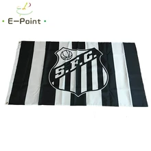 Бразилия Santos Futebol Clube FC 3 фута* 5 футов(90*150 см) размер рождественские украшения для дома флаг баннер Тип B подарки