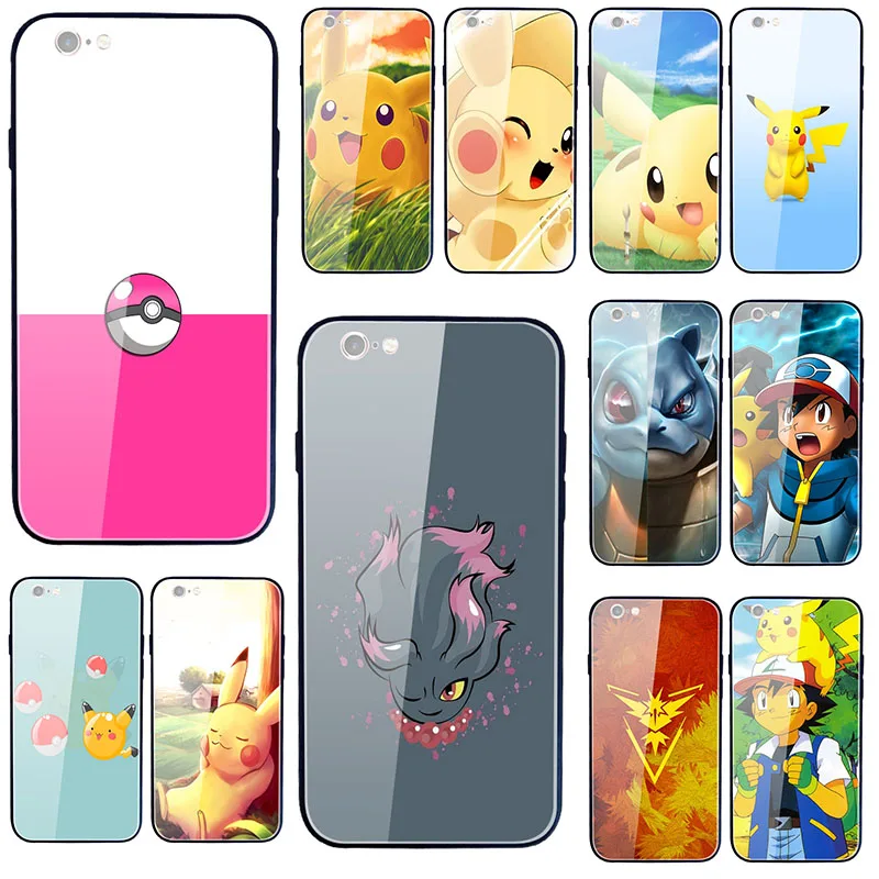 Чехол для телефона из закаленного стекла iPhone 5 5S SE 2020 6S 6plus 7 7plus 8 8Plus X XR XS 11 12 Pro Max Bags