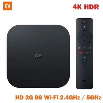 

Xiaomi Mi TV Box S 4K HDR Android TV 8.1 Ultra HD 2G 8G WIFI For Google Cast Netflix Set top Mi Box 4 Media Player