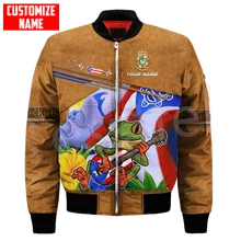 

Tessffel Country Flag Puerto Rico Taino Caribbean Sea Tattoo 3DPrint Men/Women Sportswear Windbreaker Winter Bomber Jacket A1