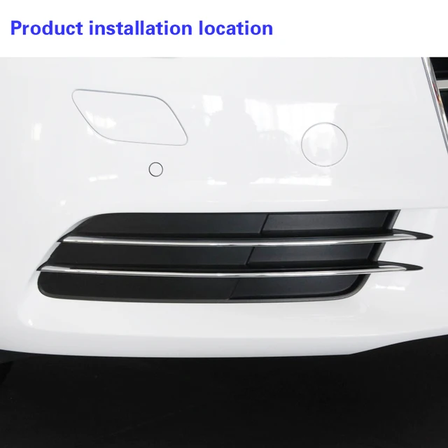 4GD807681 4GD807682 لأودي A6 C7 2012-2015 شبكة غطاء مصباح الضباب تحت المصد الأمامي مصباح السيارات الضباب إطار المصباح