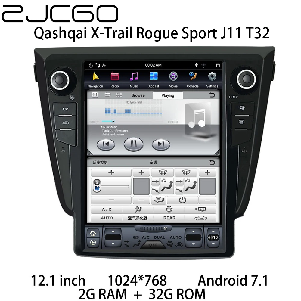 Автомобильный мультимедийный плеер стерео gps DVD Радио Навигация Android экран для Nissan Qashqai X-Trail Rogue Sport J11 T32 2013