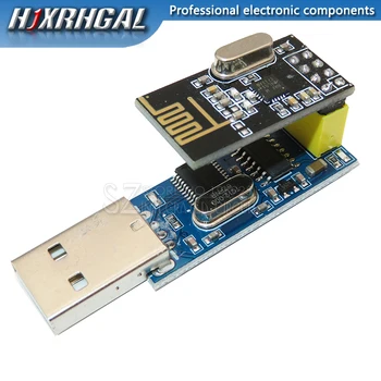 

New CH340T USB to Serial Port Adapter Board + 2.4G NRF24L01+ Wireless Module For Arduino