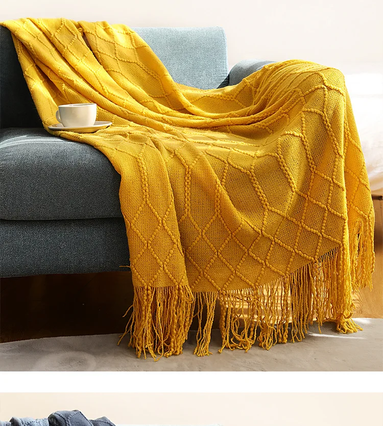 de tricô lã cobertor bonito presente para