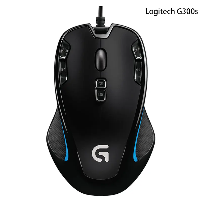 Мышь Компьютерная Logitech G300s /G402/G502 проводная оптическая с 9 программируемыми