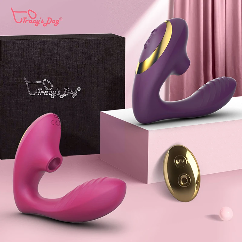 Tracy's Dog New Pro 2 Clitori Sucking Vibrator With Remote Control Function Purple And Pink Optional Female Vibrator Sex Toy 1