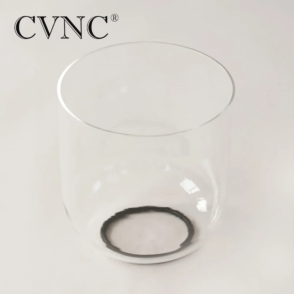 CVNC 6 &quotChakra Note C D E F G A B прозрачная кварцевая Поющая чаша с