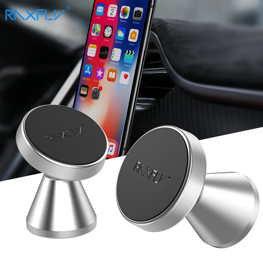 RAXFLY MINI Auto Telefon Halter Magnetische Halterung Für iPhone Samsung Xiaomi 360 Rotation Naviga