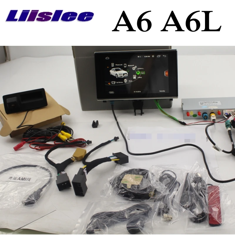 Liislee автомобильный мультимедийный плеер NAVI для Audi A6 A6L S6 RS6 C7 4G 2012 ~ 2018 CarPlay адаптер Радио Стерео gps-навигатор, экран навигации