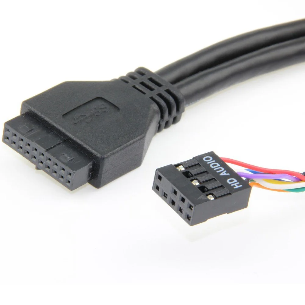 USB 3,0 2 порта 3,5 дюйма флоппи-отсек Настольный HD выход Передняя панель концентратор микрофон Вход Металл высокая скорость Plug And Play Многофункциональный
