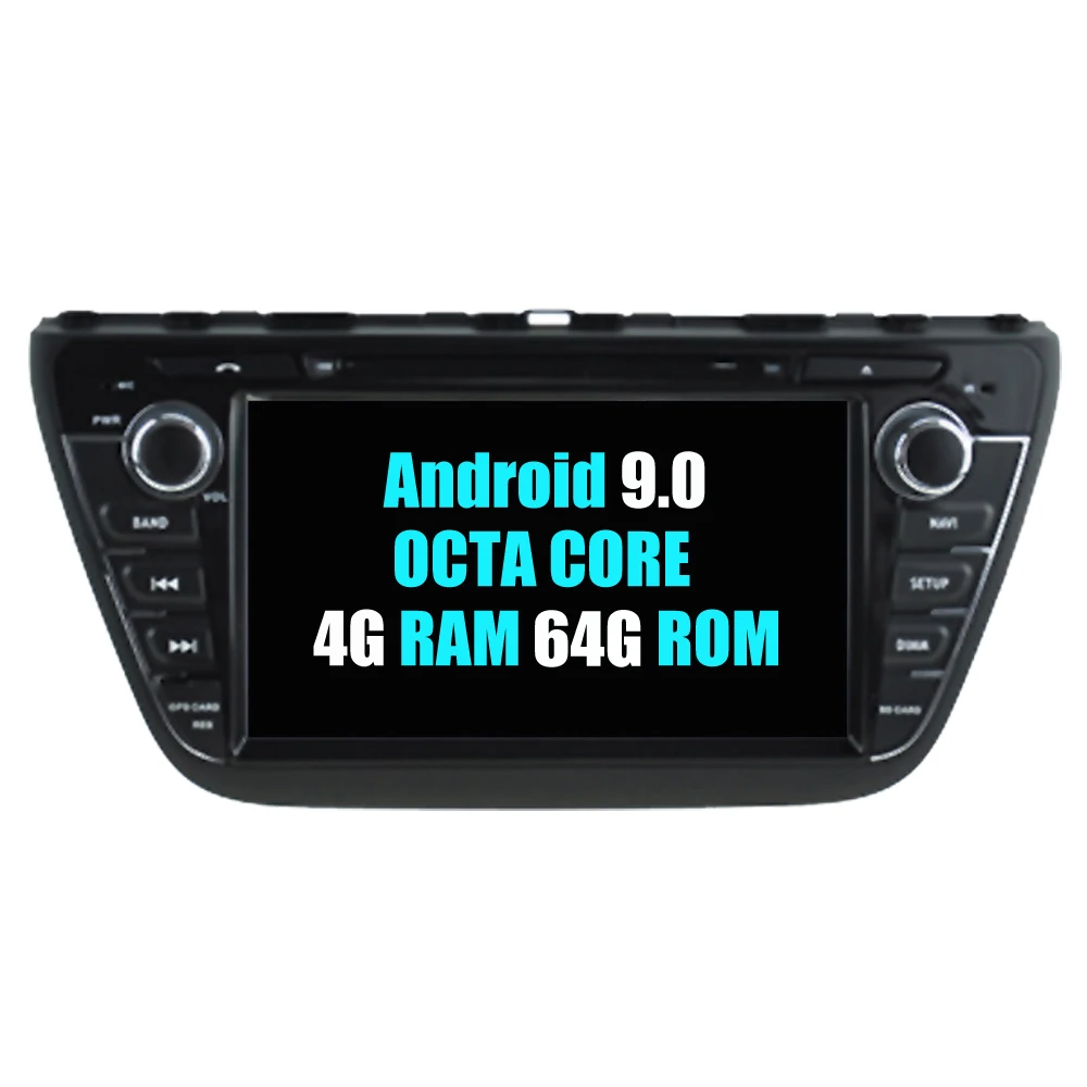Perfect RoverOne Car Multimedia Player For Suzuki Cross SX4 S-Cross Android 9.0 Touchscreen Octa Core DVD Radio Stereo Navigation System 2
