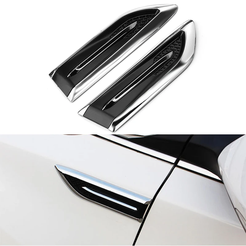 

Car side air outlet fender hood decorative for Volvo S40 S60 S80 XC60 XC90 V40 V60 C30 XC70 V70