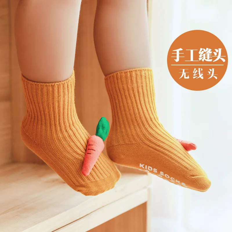 

Cute Floor Socks Newborns-Infant Doll Ankle Sock Autumn And Winter xue bu wa Non-slip Sole Unisex Floor Shoes Zhejiang