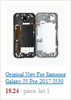 Телефон ЖК-пластинчатый Корпус Передняя рамка средняя рамка для Samsung Galaxy J5 Pro J530 J530F J530G J530FD+ клей