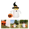 1 Set Ghost Pumpkin Inflatable Model Decoration (US Plug)