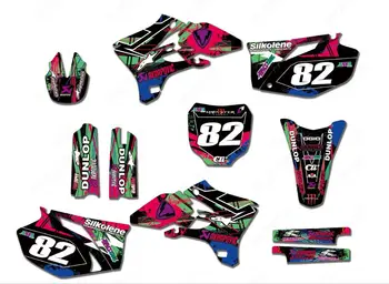 

Free Custom Numbers Names 3M Motorcycle Stickers Graphics Decals for Yamaha YZ250F YZ450F YZF250 YZF450 2003 2004 2005 YZF 250