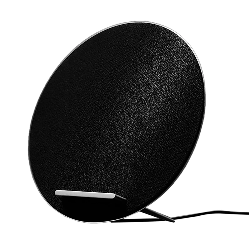 Беспроводное зарядное устройство Qi металлическая колонка с Bluetooth стереозвук