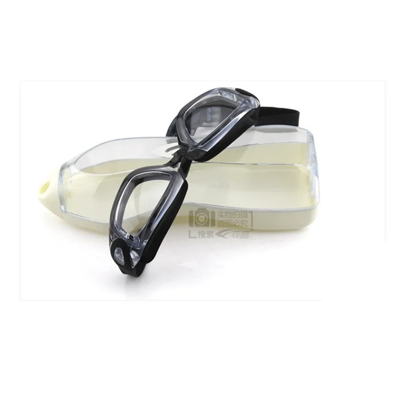 Men Women Silicone Anti Fog Swimming Goggles Myopia Dving Glasses UV HD Optical Clear lens Diopter Eyewear