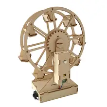 

Electric Wooden Ferris Wheel Puzzle Construction DIY 3D Model Education Kids Toy