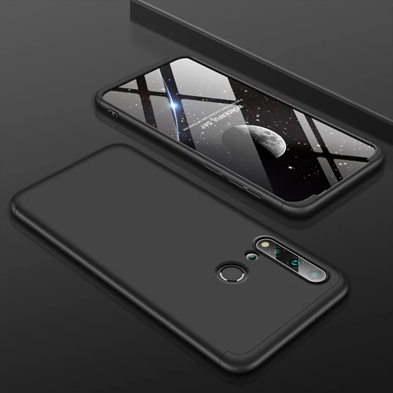 02 Black Чехол на 360 градусов для huawei Y9 Prime P Smart Z Honor 20s 9X Pro 8A 8C 8X Y7 Y6 Nova 5T P20 P30 Lite чехол s Coque - Цвет: 02 Black
