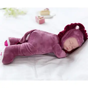 

Cute Plush Stuffed Baby Doll Lovely Simulated Sleeping Doll Kids Toy Birthday Gift