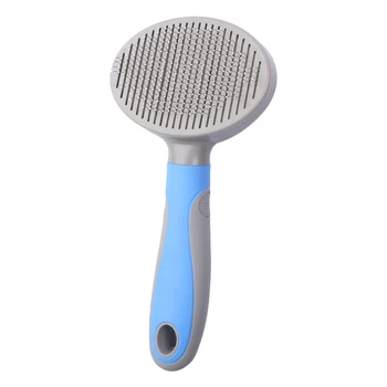 

Dog Brush, Cat Brush, Self Cleaning Slicker Brush For Shedding, Professional Pet Grooming Comb For Long/Short Hair