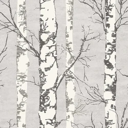 Nordic Non Adhesive Birch Trees Wallpaper for Decor The Walls Refurbished Furniture Eco-friendly Wall Stickers Background Wall
