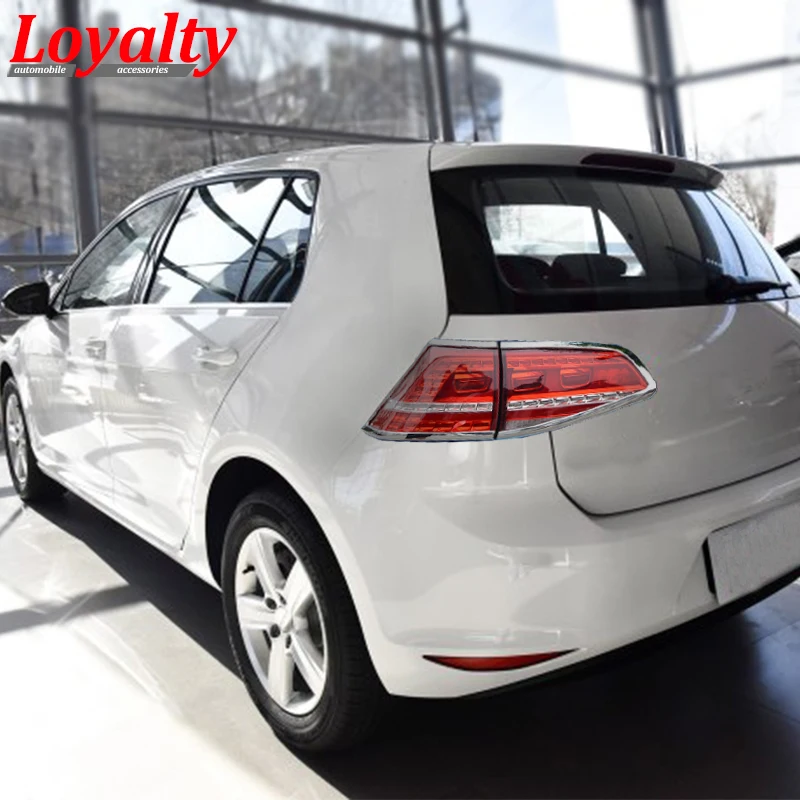 Лояльность для Volkswagen VW Golf 7 MK7 2013 ABS хром задний фонарь Крышка лампы отделка автомобиля Стайлинг авто аксессуары