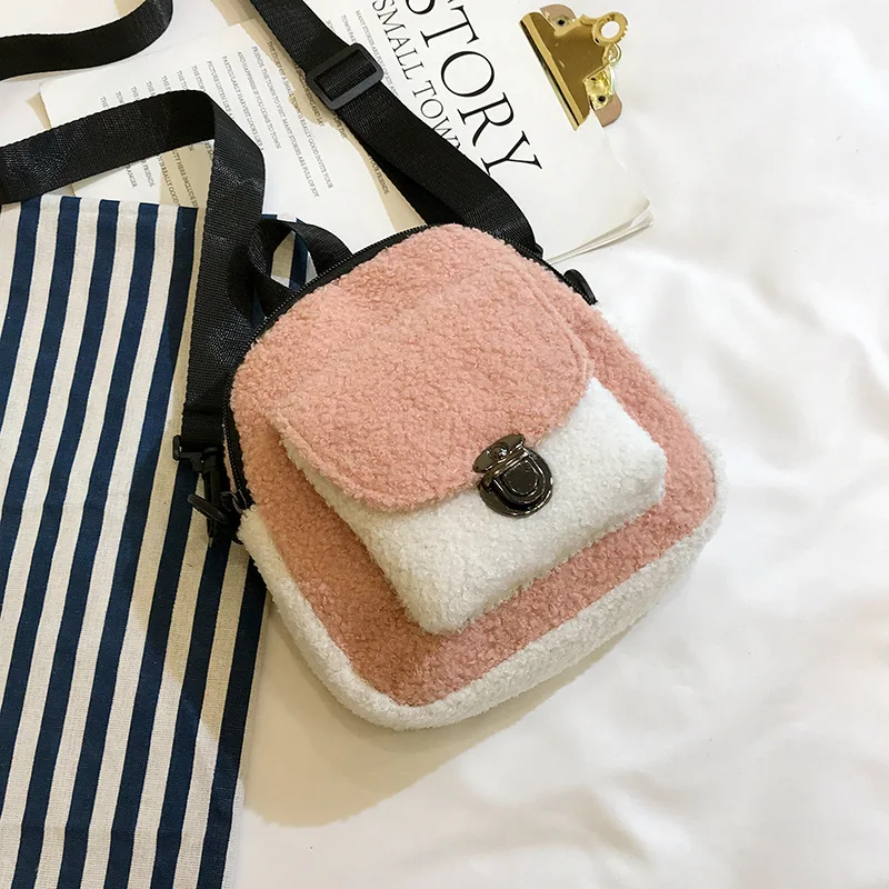 

Plush Bag WOMEN'S Bag 2019 New Style Autumn And Winter Versatile Soft meng dan Shoulder Shoulder Bag Fashion Korean-style Furry
