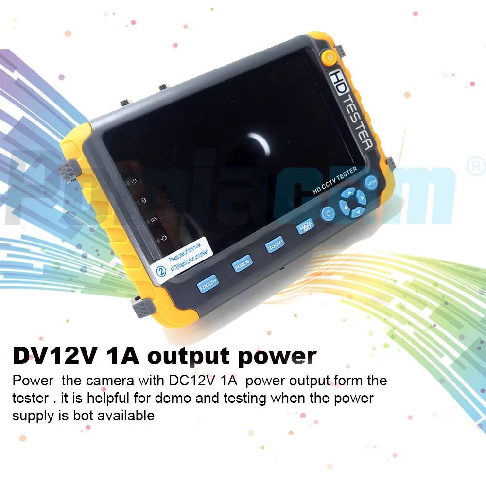 IV8W Video Signal Testing 5 inch TFT LCD 8MP TVI AHD 8MP CVI CVBS Analog CCTV Te