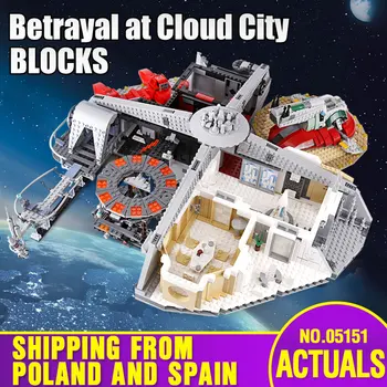 

In Stock 05151 Betrayal at Cloud City Building Block Brick 3149pcs Compatible lepining Star Toys Movie Wars 75222 Children Gift