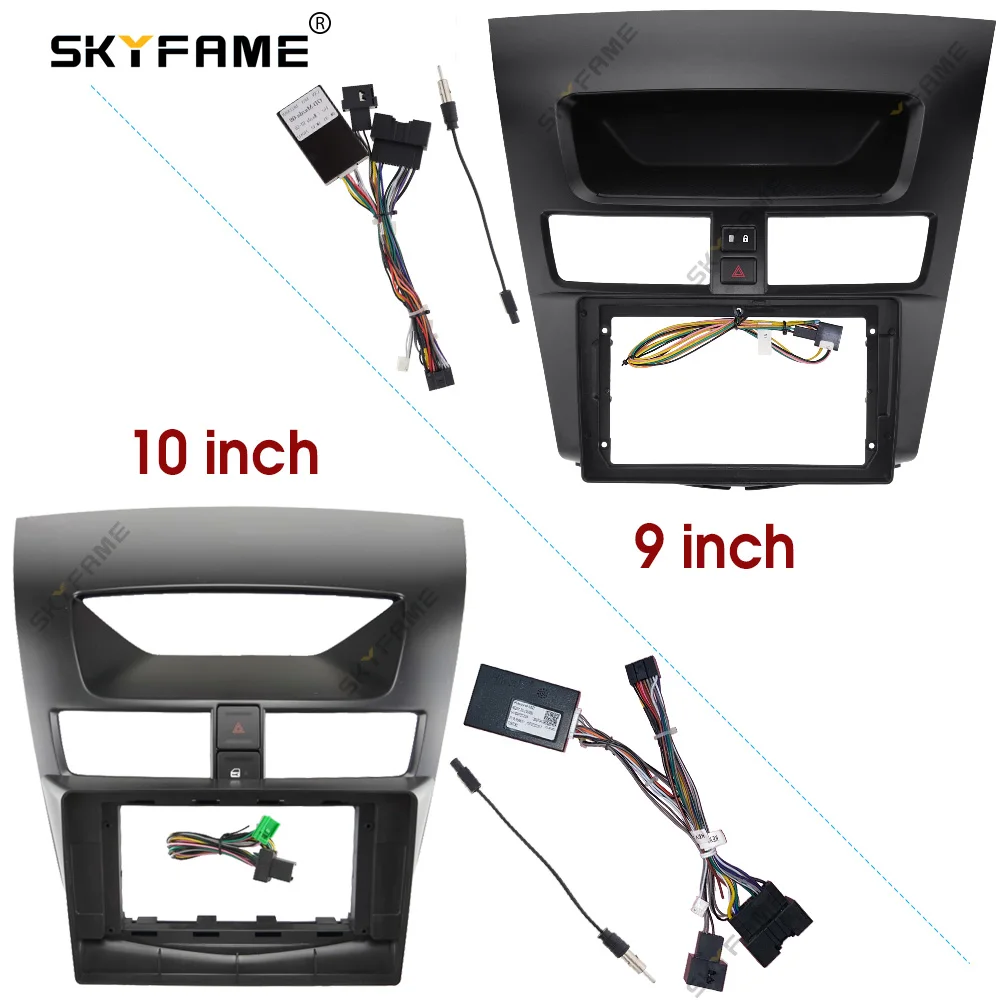 Skyfame Car Fascia Frame Adapter Canbus Box Decoder Android Radio Dash Fitting Panel Kit Per Mazda Bt-50