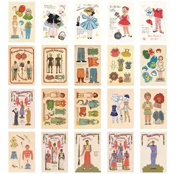 

Vintage Cartoon Cards 14.3*9.3cm DIY Post Card Message Card Gift Card 30pcs/lot